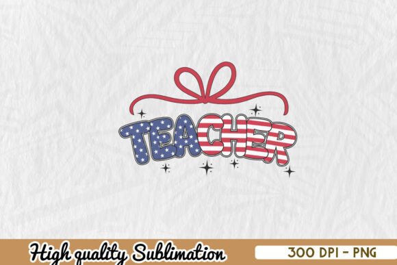 4th of July Teacher PNG: Graphics for Crafts