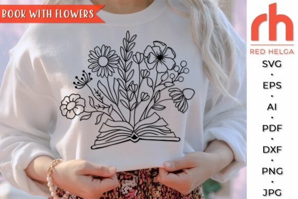 Book with Flowers SVG: Crafts & Graphics Review