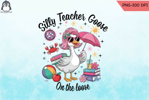 Chill Silly Goose Graphics for Crafts