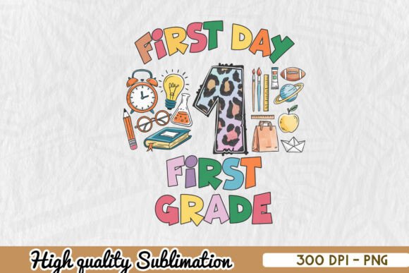 First Grade PNG for Crafts & Graphics