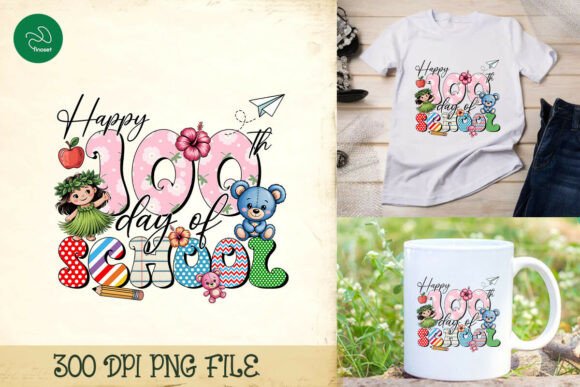 Happy 100 Days Graphics for Crafts