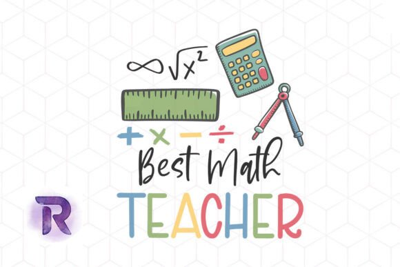 Math Teacher PNG for Crafts & Graphics