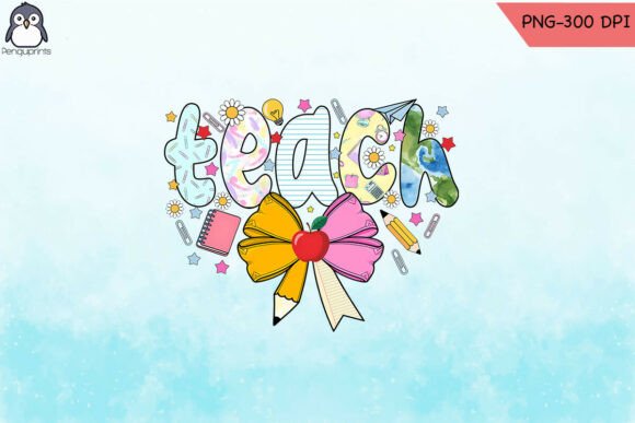 Preppy Teacher Pencil Bow: Graphics for Crafts