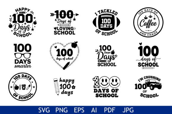 Reviewing 100 Days of School Typography for Embroidery