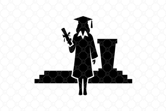 Reviewing the Graduation SVG, Graduate Silhouette 038