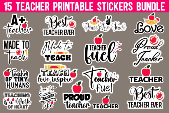 Teacher Printable Stickers Bundle: A Designer’s Review
